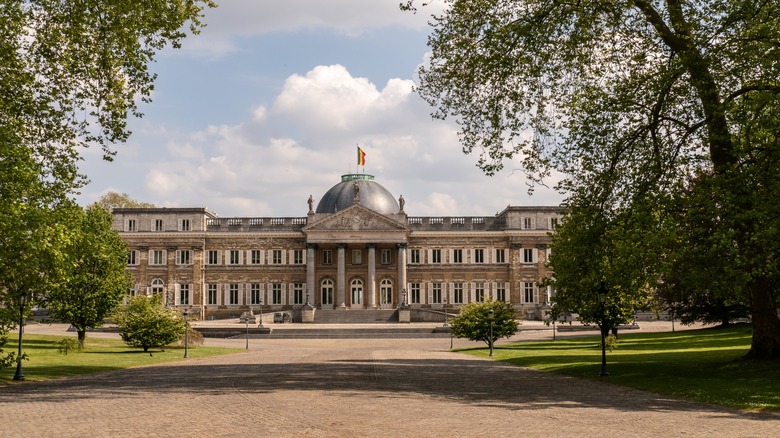 The exterior of the Castle of Laeken