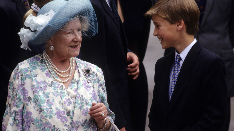 The Queen Mother and William