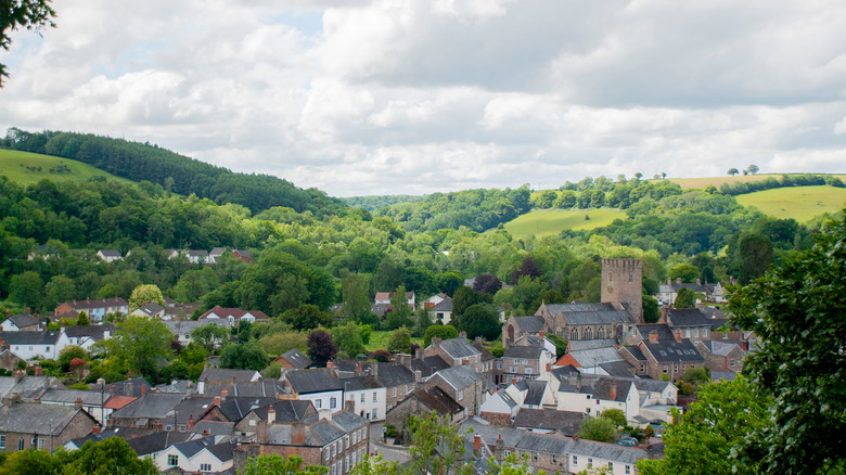 The village of Bampton