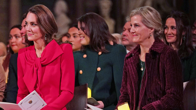 Kate Middleton & Sophie Wessex in audience 