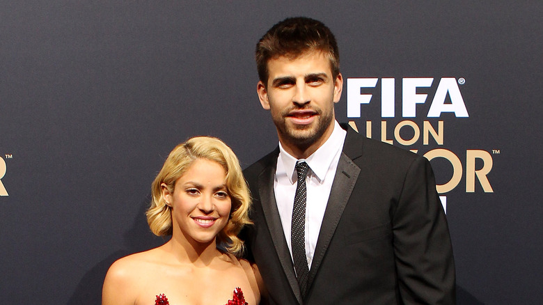 Shakira with Gerard Piqué