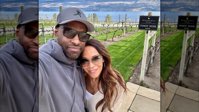 Colin Lawrence and Lucia Walters posing in a selfie