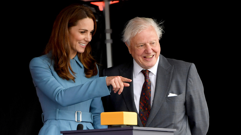 Princess Catherine with David Attenborough 