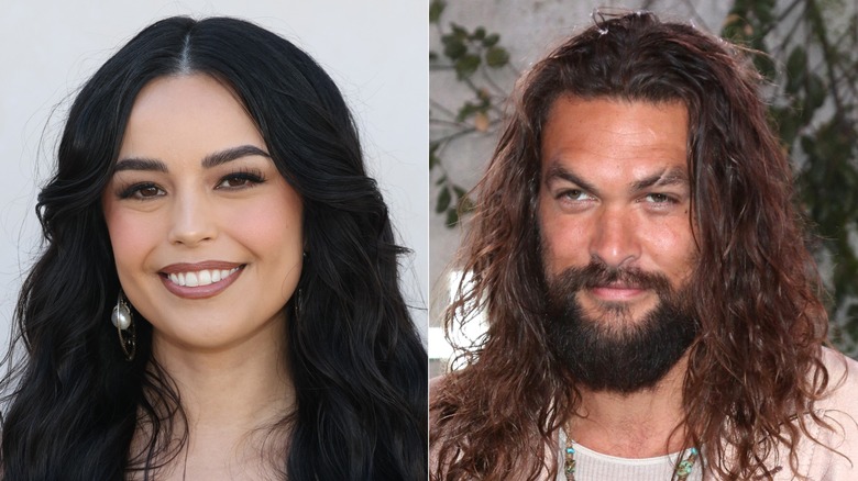 Valkyrae and Jason Momoa smiling