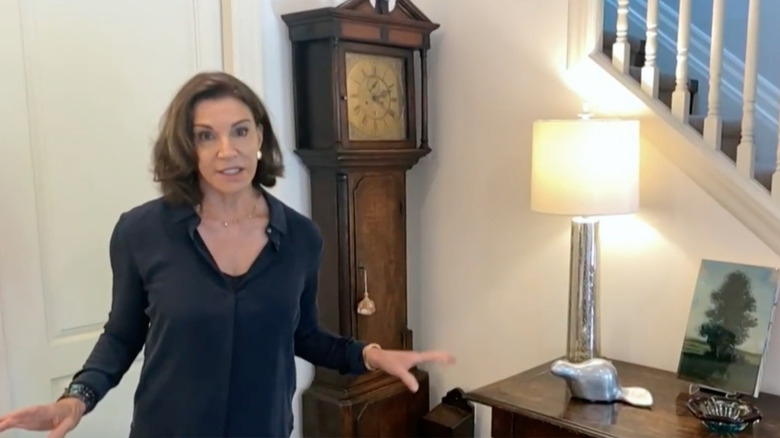 Hilary Farr in her living room