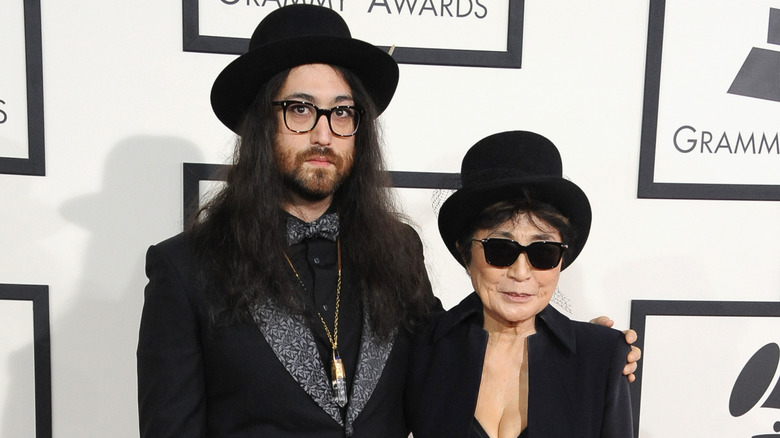 Sean Lennon and Yoko Ono