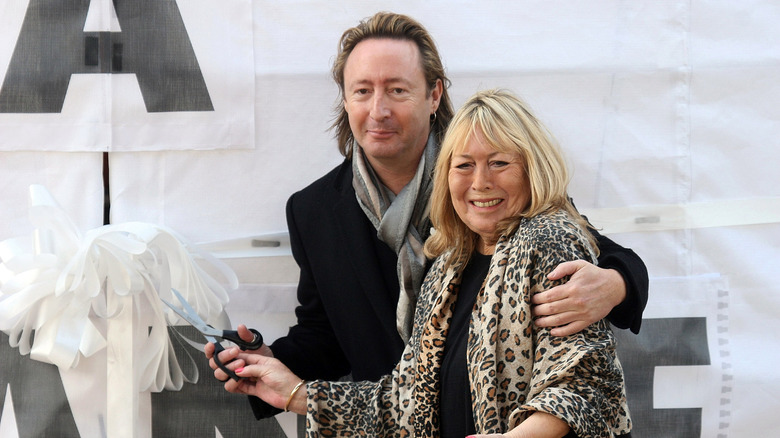 Julian Lennon and Cynthia Lennon