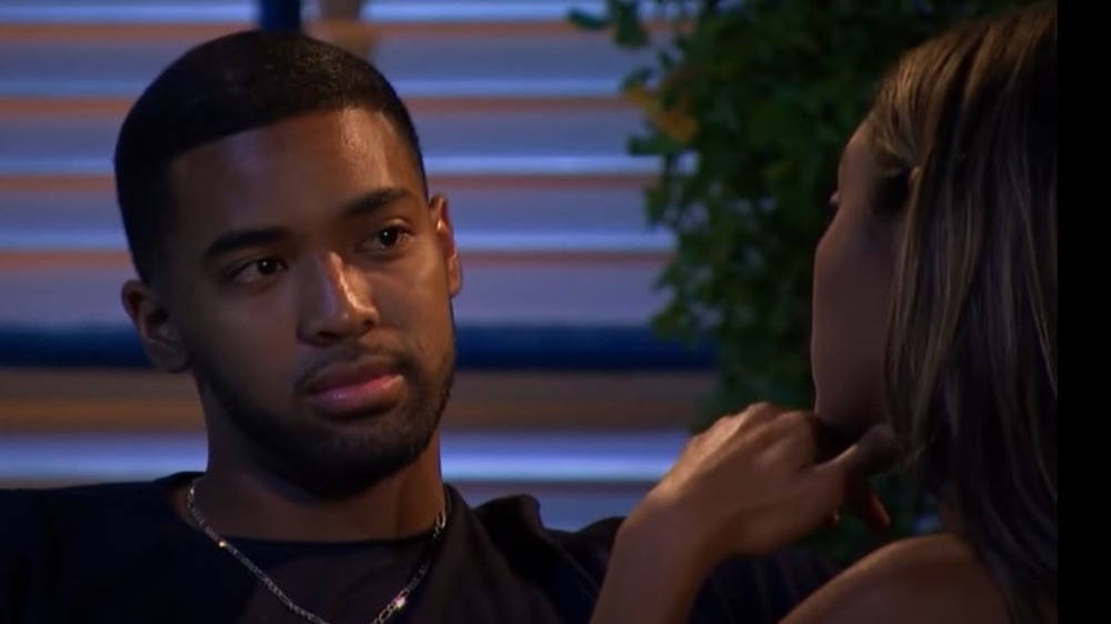 Ivan Hall and Tayshia Adams on The Bachelorette