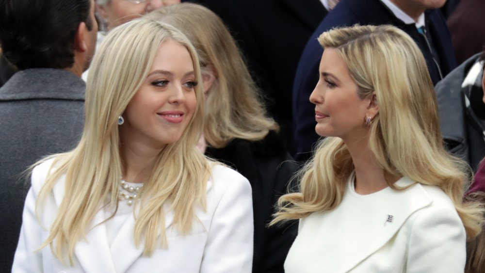 Tiffany Trump  and Ivanka Trump wearing white