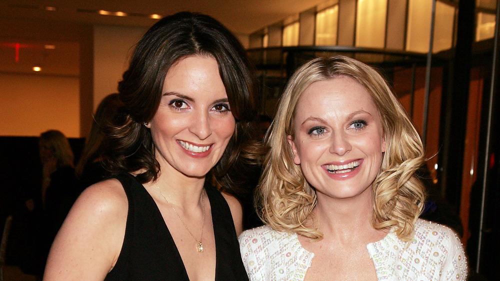 Tina Fey Amy Poehler smiling