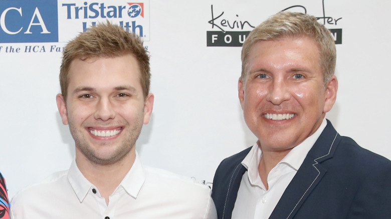 Todd and Chase Chrisley smiling