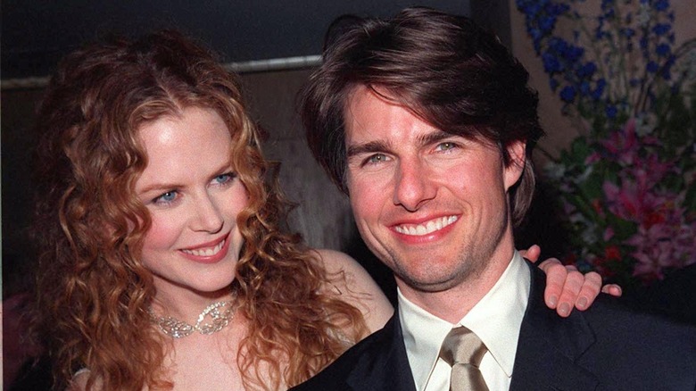 Tom Cruise and Nicole Kidman smiling