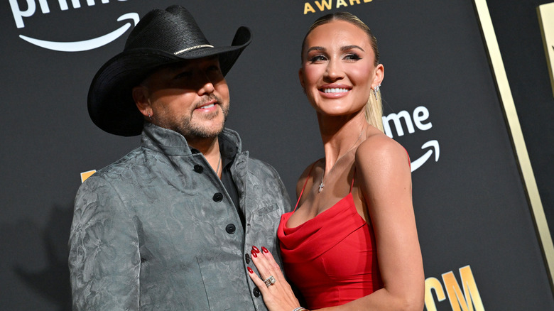 Jason and Brittany Aldean on the red carpet