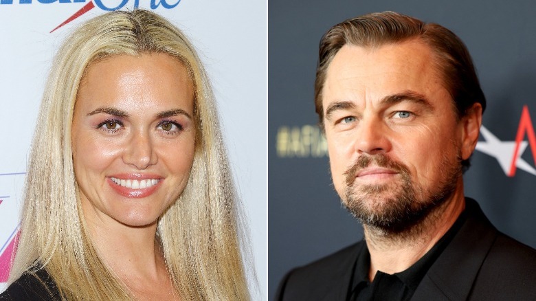 A split image of Vanessa Trump and Leonardo DiCaprio