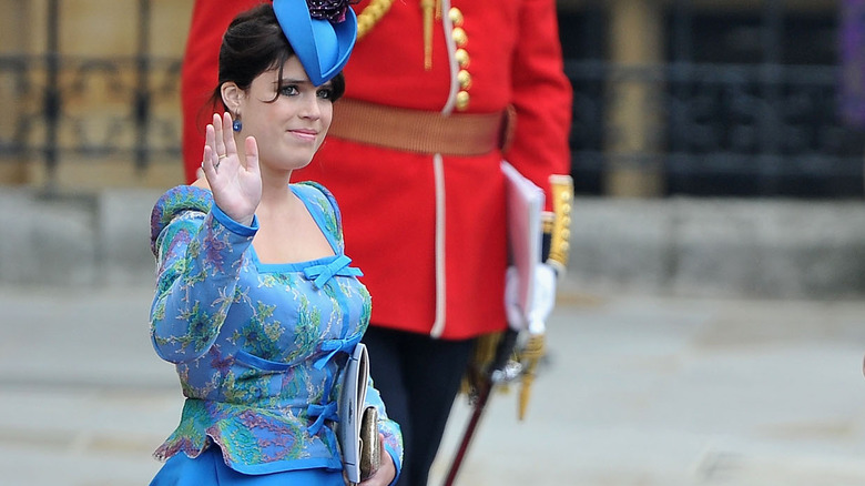 Princess Eugenie wearing Vivienne Westwood