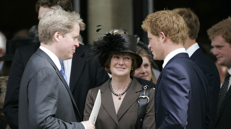 Earl Spencer with Harry and Sarah 