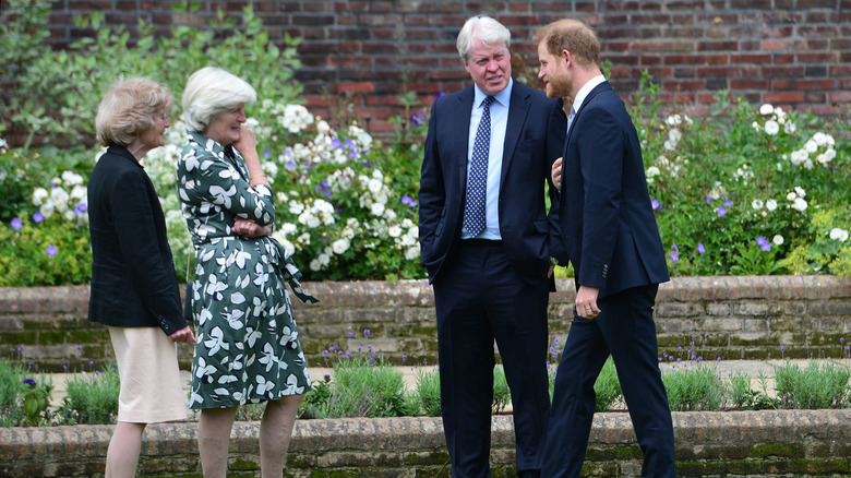 Harry with his aunts and uncle 