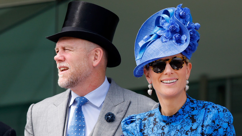 Mike and Zara Tindall attending an event