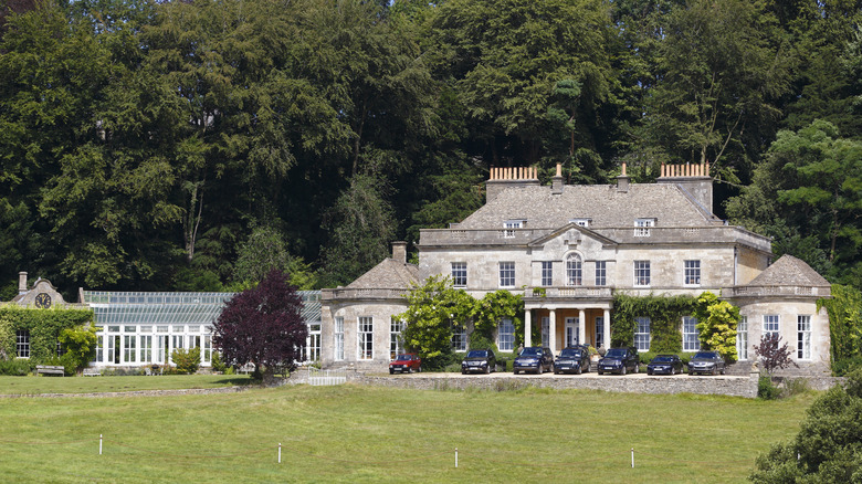 The exterior of Princess Anne's residence, Gatcombe Park