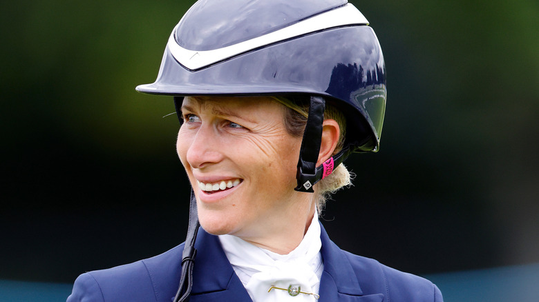 Zara Tindall smiling