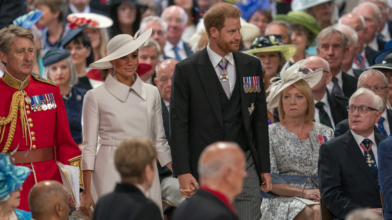 Harry and Meghan Platinum Jubilee service 2022