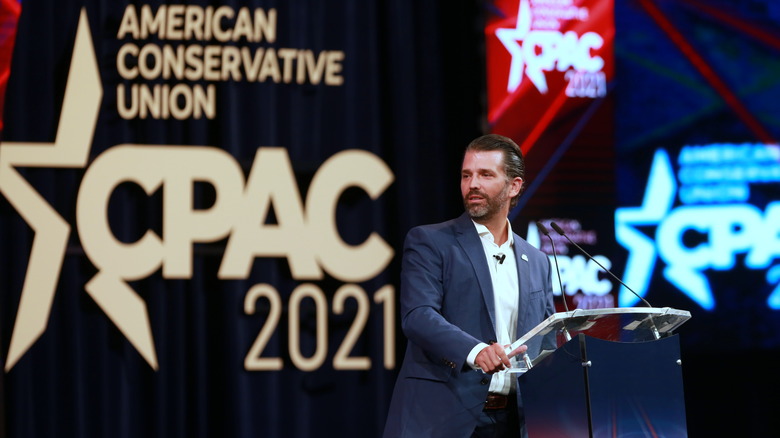 Donald Trump Jr. speaks at CPAC in Dallas