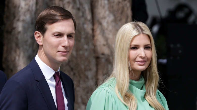 Jared Kushner and Ivanka Trump at the White House