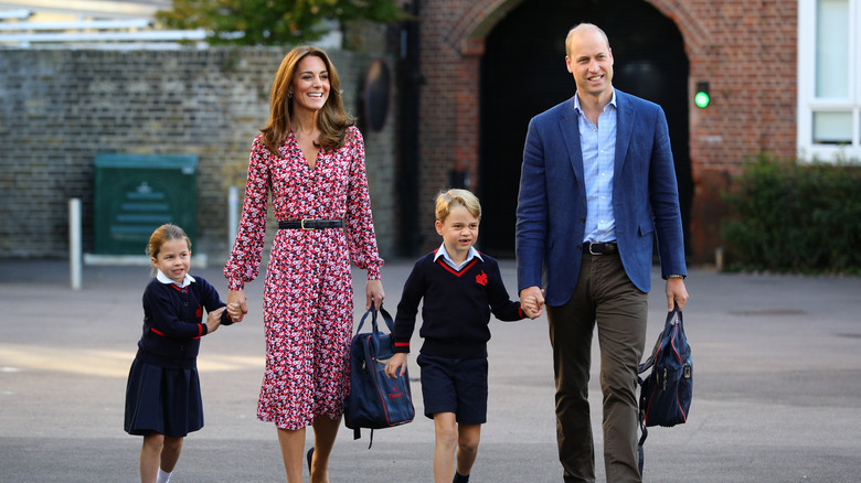 Kate Middleton, Princess Charlotte, Prince William, and Prince George