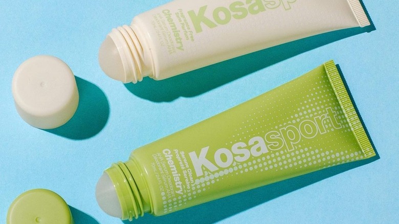 Two tubes of Kosas deodorant 