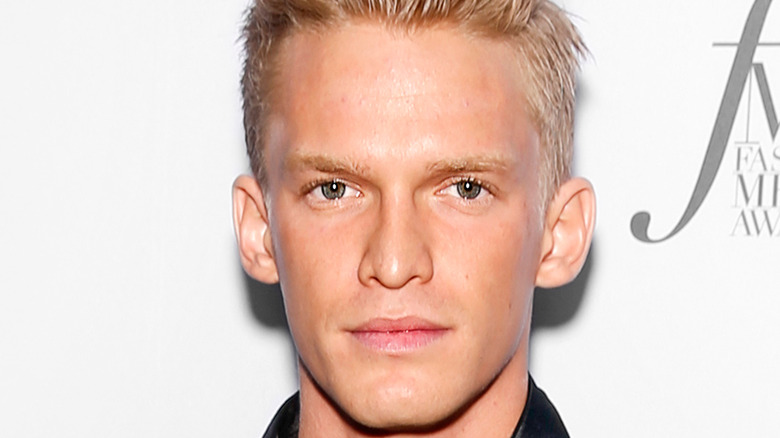 Cody Simpson poses on the red carpet