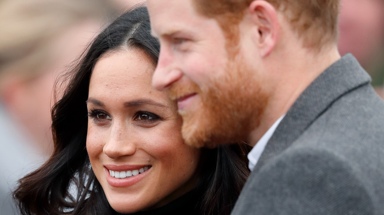 Prince Harry and Meghan Markle at a royal event