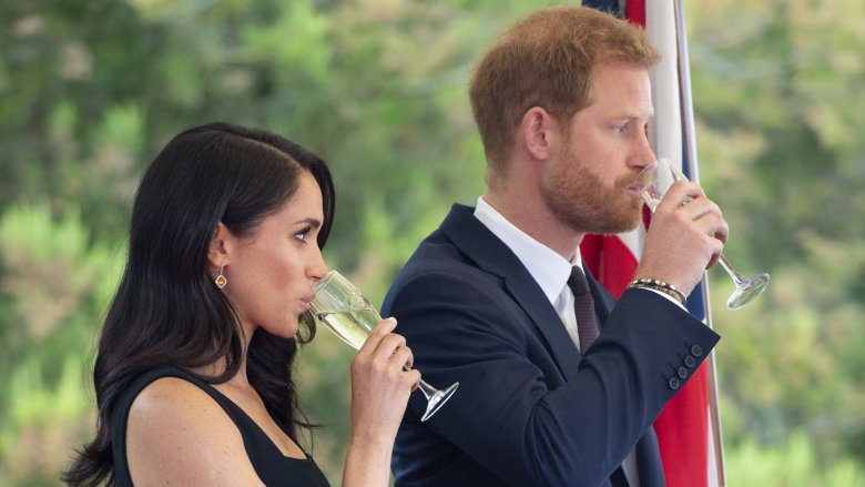 Meghan Markle Prince Harry Champagne Dublin