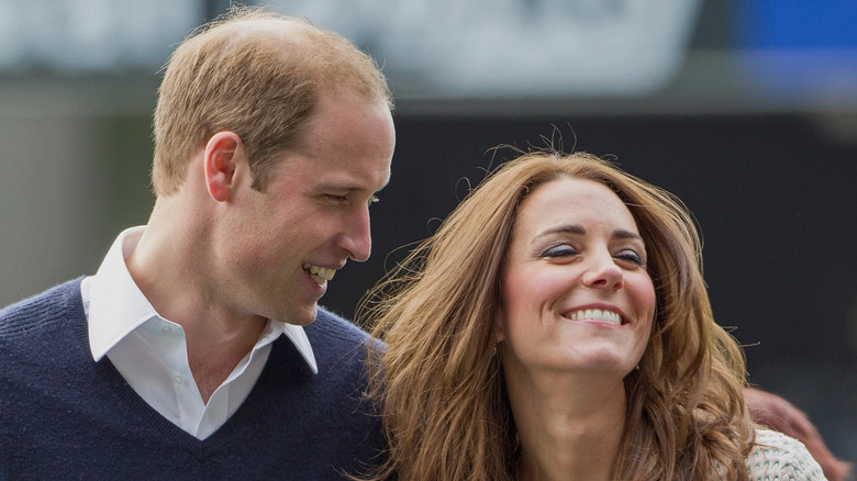 Prince William makes Kate Middleton laugh