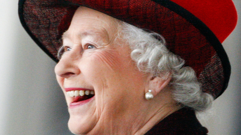 Queen Elizabeth smiling 