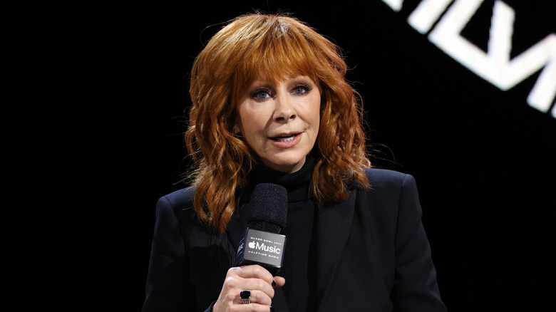 Reba McEntire at Super Bowl LVIII