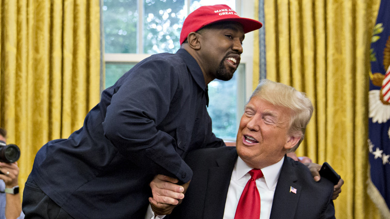 Kanye West and Donald Trump