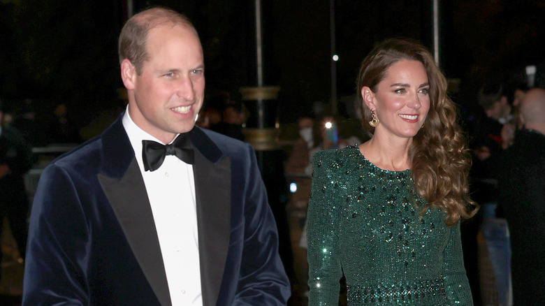 Prince William and Kate Middleton dressed up for a night out