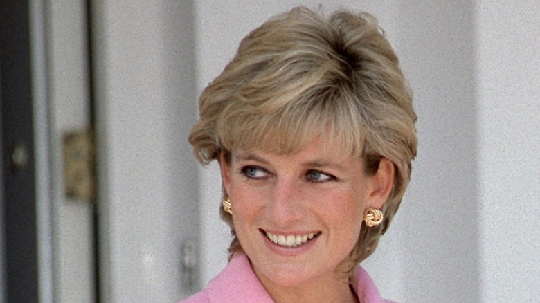 Princess Diana smiles 