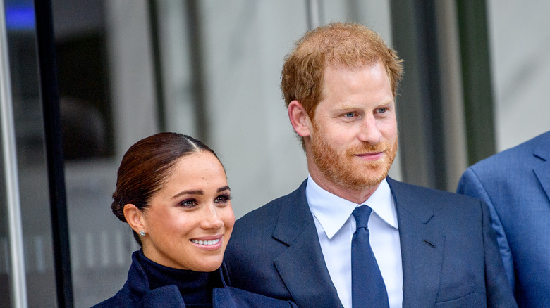 Prince Harry and Meghan Markle in NYC. 