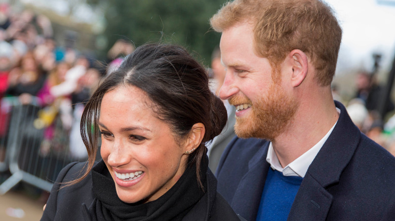 Prince Harry and Meghan Markle in their royal life