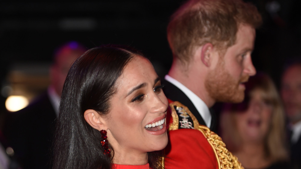 Meghan Markle laughs while at official function 