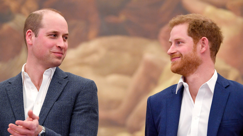 Prince William with brother Harry