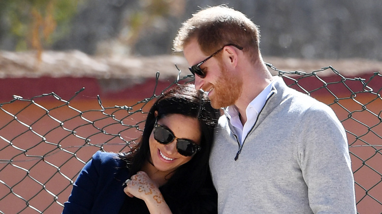 Prince Harry and Meghan Markle in Morocco. 