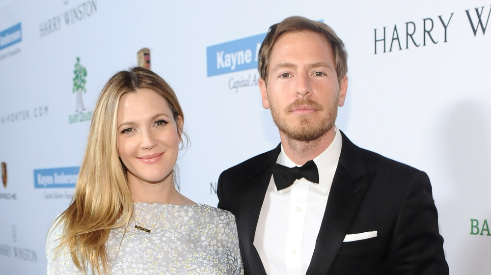 Drew Barrymore and Will Kopelman pose for photos together