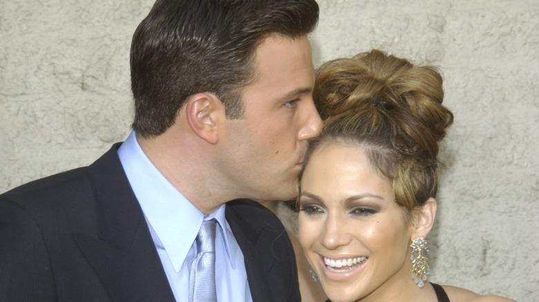 Ben Affleck and Jennifer Lopez on red carpet