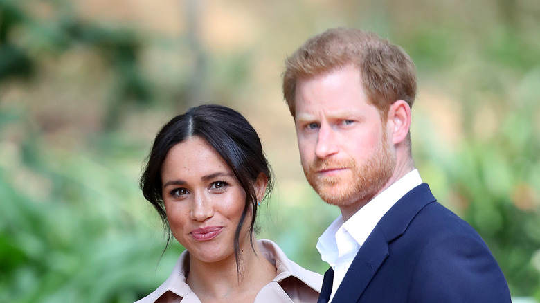 Prince Harry and Meghan Markle at an event.