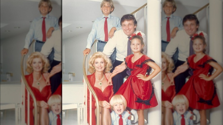 The Trump family in the 80s