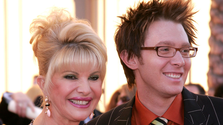 Ivana Trump with Clay Aiken