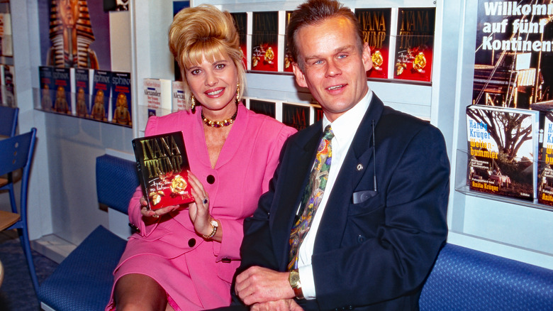 Ivana Trump with her novel