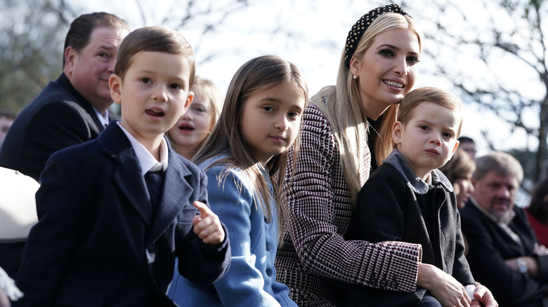 Ivanka Trump and three children 2018